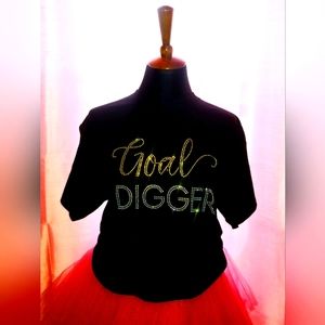 Goal Digger Bling Tee